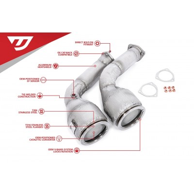 Unitronic Downpipes for C8 RS6/RS7